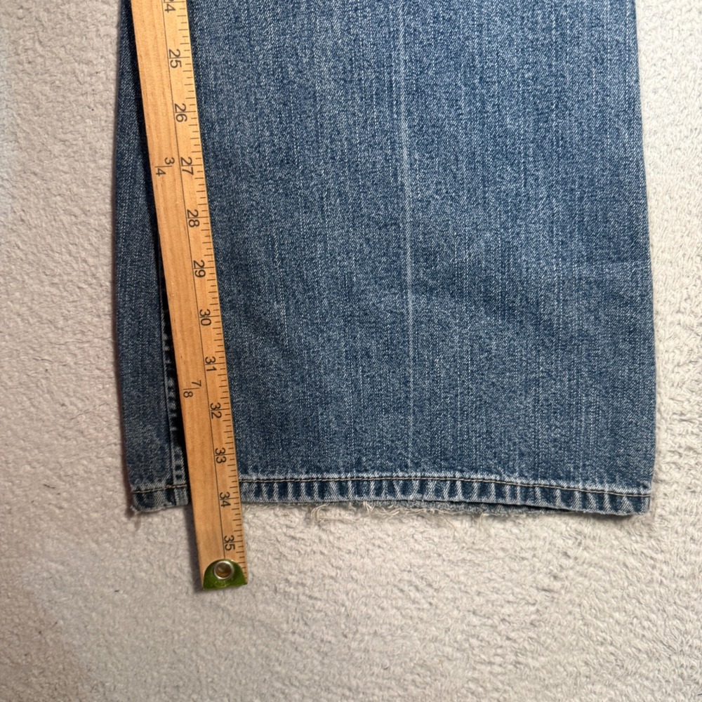 Vintage Y2K Silver Jeans Flare Jeans Womens 30 Blue Low Rise Denim 100% Cotton - Picture 7 of 10